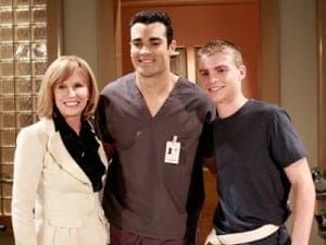 Baller Conor Jackson on ‘General Hospital’ Leslie Charleson, Conor Jackson, Drew Garrett, General Hospital, GH, GH ABC, #GH, #GeneralHospital