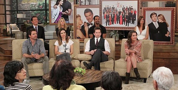 ‘The Talk’ Celebrate 40 Years of ‘Y&R’ with ‘Keep Talking’ Peter Bergman, Melody Thomas Scott, Kristoff St. John, Josh Morrow, Amelia Heinle, Michael Muhney, Melissa Claire Egan, The Young and the Restless, Young and the Restless, Young & the Restless, Young and Restless, Young & Restless, Y&R, #YR, #YoungandRestless