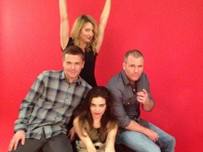 FIRST LOOK: David Tom As Billy Abbott Right Alongside Amelia Heinle