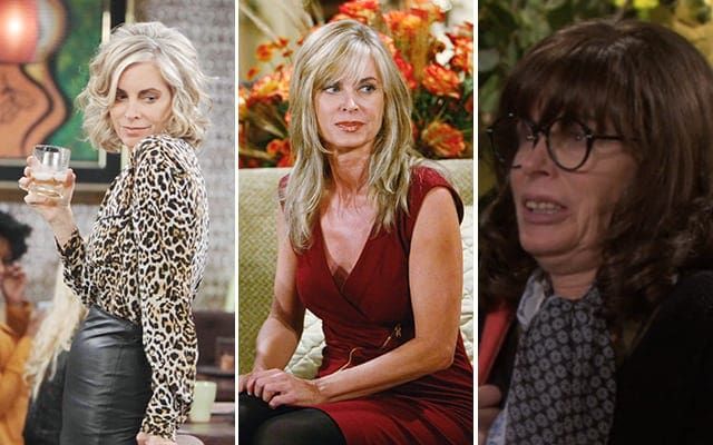 Eileen Davidson Pulls Triple Duty Today; Makes History In Her 3 Popular Roles