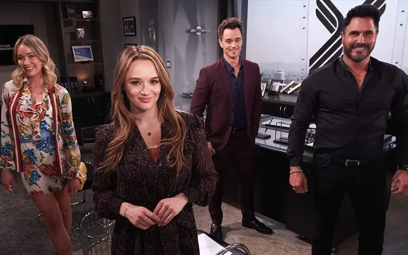 Katrina Bowden, Hunter King, Darin Brooks, Don Diamont, The Bold and the Beautiful, The Young and the Restless