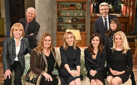 Sharon Wyatt Reprises Role as Tiffany Hill Donely on ‘General Hospital’ for Tribute to the Late John Reilly Leslie Charleson, Tristan Rogers, Genie Francis, Caitlin Reilly, Finola Huhes, John J. York, Kimberly McCullough, Kristina Wagner, General Hospital