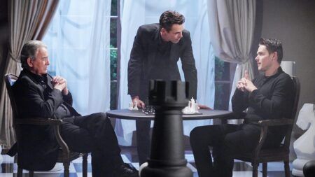 Eric Braeden, Jason Thompson, Mark Grossman, The Young and the Restless