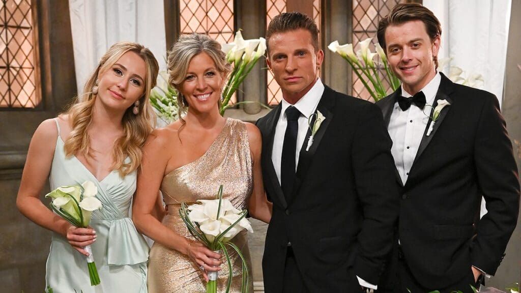 Daytime Broadcast Ratings: ‘General Hospital’ Thrives, CBS Game Shows Down Significantly Year to Year Eden McCoy, Laura Wright, Steve Burton, Chad Duell, General Hospital