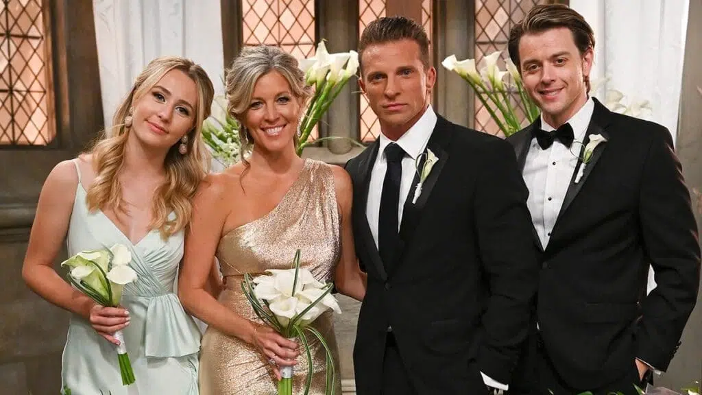 Daytime Broadcast Ratings: ‘General Hospital’ Thrives, CBS Game Shows Down Significantly Year to Year Eden McCoy, Laura Wright, Steve Burton, Chad Duell, General Hospital