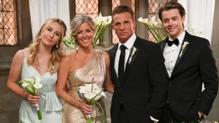 Daytime Broadcast Ratings: ‘General Hospital’ Thrives, CBS Game Shows Down Significantly Year to Year Eden McCoy, Laura Wright, Steve Burton, Chad Duell, General Hospital
