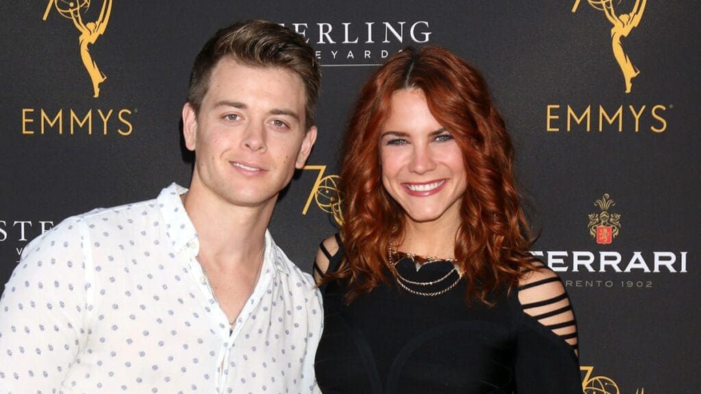 Soap Stars Courtney Hope and Chad Duell Wear Red for their Steampunk Themed Wedding Chad Duell, Michael Corinthos, General Hospital, GH, #GH, Port Charles, Courtney Hope, Sally Spectra, The Young and the Restless, Y&R, #YR, Young & Restless, Genoa City