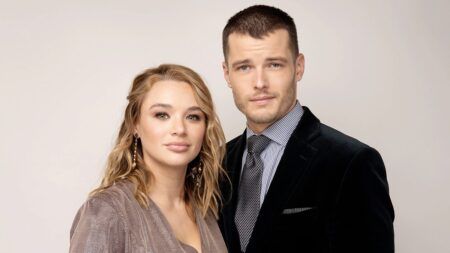 Hunter King and Michael Mealor Talk Brief Return to ‘The Young and the Restless’ and What They’ve Been Up to Lately Hunter King, Summer Newman, Michael Mealor, Kyle Abbott, The Young and the Restless, Y&R, #YR
