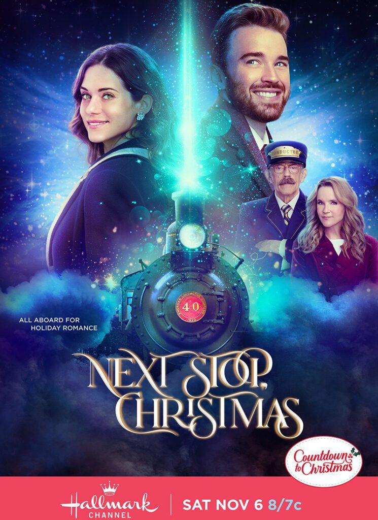 Lyndsy Fonseca, Colleen Carlton, Chandler Massey, Will Horton, Days of our Lives, DAYS, #DAYS, DOOL, #DOOL, Christopher Llyod, Lea Thompson, Back to the Future. Hallmark Channel, Next Stop Christmas