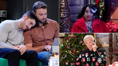 Zach Tinker, Greg Rikaart, Blake Berris and More Board ‘Days of our Lives: A Very Salem Christmas’ Holiday Movie Cast Chandler Massey, Zach Tinker, Will Horton, Sonny Kiriakis, Days of our Lives: Beyond Salem, DOOL: Beyond Salem, Days of our Lives, DAYS, DOOL, Days of our Lives: A Very Salem Christmas, Jackée Harry, Drake Hogestyn, Paulina Price, John Black