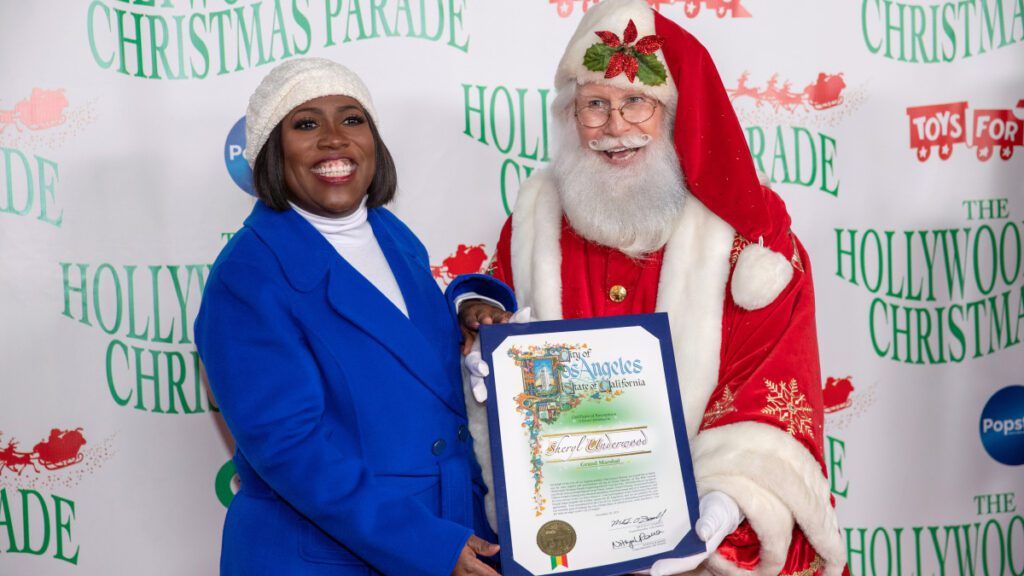 The 89th Annual Hollywood Christmas Parade, The CW, Sheryl Underwood, The Talk, CBS, Santa, Santa Clause