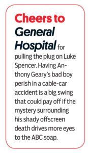 TV Guide Magazine, Cheers, Jeers