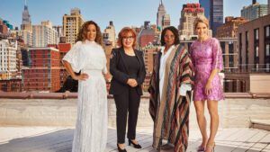 Whoopi Goldberg, Joy Behar, Sara Haines, Sunny Hostin, The View, #TheView