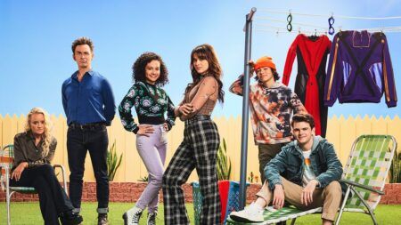 FIRST LOOK: ‘The Villains of Valley View’ Starring ‘General Hospital’ Actor James Patrick Stuart The Villains of Valley View, Isabella Pappas as Havoc/Amy, Lucy Davis as Eva/Surge, James Patrick Stuart as Vic/Kraniac, Malachi Barton as Colby/Flashform, Reed Horstmann as Jake/Chaos, and Kayden Muller-Janssen as Hartley, Disney Channel, Disney Branded Television, Disney+, #Disney, #DisneyChannel, #DisneyPlus