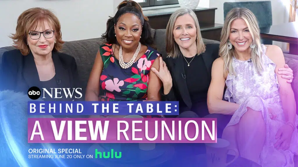 ABC News Presents ‘Behind The Table: A View Reunion’, a Hulu Original Special with Joy Behar, Meredith Vieira, Star Jones and Debbie Matenopoulos Joy Behar, Star Jones, Meredith Vieira, Debbie Matenopoulos, Behind The Table: A View Reunion, The View, #TheView
