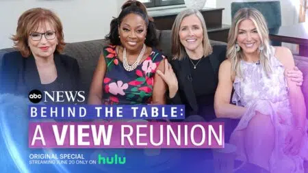 ABC News Presents ‘Behind The Table: A View Reunion’, a Hulu Original Special with Joy Behar, Meredith Vieira, Star Jones and Debbie Matenopoulos Joy Behar, Star Jones, Meredith Vieira, Debbie Matenopoulos, Behind The Table: A View Reunion, The View, #TheView