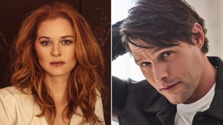 Lifetime Reunites ‘Grey’s Anatomy’ Alums Sarah Drew and Justin Bruening with ‘Reindeer Games Homecoming’ Sarah Drew, Justin Bruening, Reindeer Games Homecoming, It's a Wonderful Lifetime