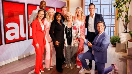 ‘The Talk’ Attracts Largest Overall Audience in More Than a Year Featuring Cast Members from ‘The Young and the Restless’ Natalie Morales, Akbar Gbajabiamila, Eileen Davidson, Sheryl Underwood, Peter Bergman, Beth Maitland, Amanda Kloots, Jason Thompson, Jerry O'Connell, The Talk, #TheTalk, The Young and the Restless, Young & Restless, Young and Restless, Y&R, #YR, #YoungandRestless