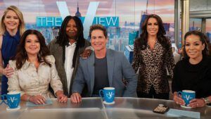 Daytime Broadcast Ratings for the Week of April 17-21, 2023 Sara Haines, Ana Navarro, Whoopi Goldberg, Rob Lowe, Alyssa Farah Griffin, Sunny Hostin, The View, #TheView