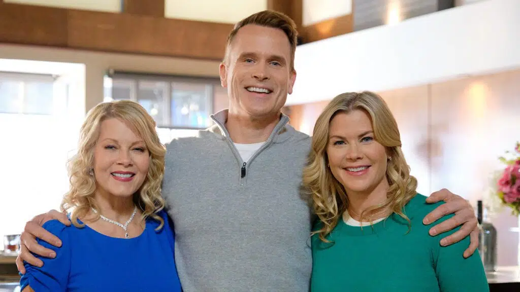Barbara Niven, Gabriel Hogan, Alison Sweeney, Carrot Cake Murder: A Hannah Swensen Mystery, Hallmark Movies & Mysteries
