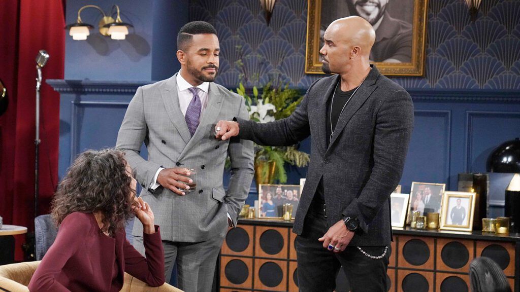 Chene Lawson, Sean Dominic, Shemar Moore, Yolanda Harmony Hamilton, Nate Hastings, Malcolm Winters, The Young and the Restless, Y&R, Young & Restless, Young and Restless, #YR, #YoungandRestless