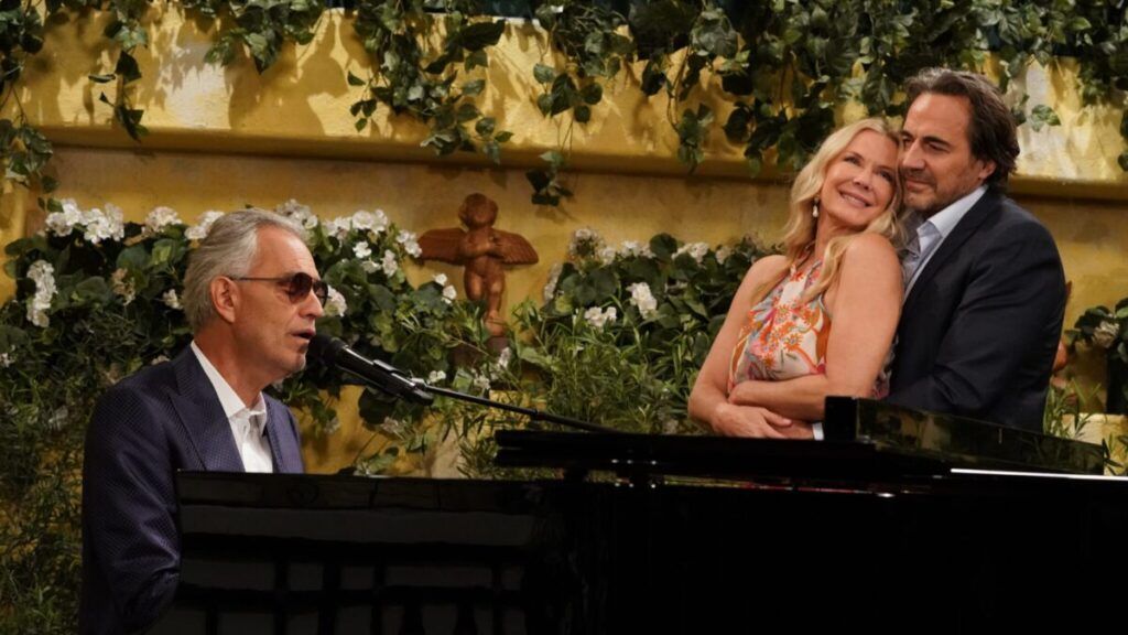 Andrea Bocelli, Katherine Kelly Lang, Thorsten Kaye, Ridge Forrester, Brooke Logan, The Bold and the Beautiful, Bold and Beautiful, Bold and the Beautiful, Bold & Beautiful, B&B, #BoldandBeautiful