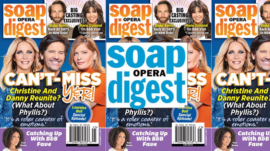 a360media Discontinues Weekly Print Edition of Soap Opera Digest, Shifting Resources to Digital Soap Opera Digest, The Bold and the Beautiful, Days of our Lives, General Hospital, The Young and the Restless