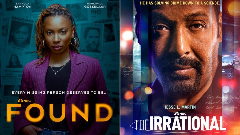 NBC Renews ‘Found’ and ‘The Irrational’ for Second Seasons Found, The Irrational, Shanola Hampton, Mark-Paul Gosselaar, Jesse L. Martin, #FoundNBC, #NBCIrrational