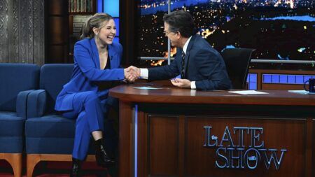 Taylor Tomlinson Named Host of CBS’ ‘After Midnight’ During ‘The Late Show with Stephen Colbert’ Appearance Taylor Tomlinson, Stephen Colbert, The Late Show with Stephen Colbert, The Late Show, After Midnight, #TheLateShow, #AfterMidnight