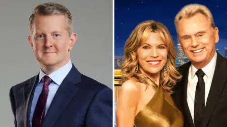 Ken Jennings, Vanna White, Pat Sajak, Jeopardy! Masters, Celebrity Wheel of Fortune