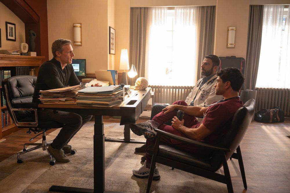 Teddy Sears, Zahary Quinto, Al Calderon, Brilliant Minds, Nurse Nico Silva