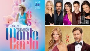 The Bold and the Beautiful, The Young and the Restless, The 65th Monte-Carlo Television Festival, Katherine Kelly Lang, Thorsten Kaye, Jacqueline MacInnes Wood, Tanner Novlan, Kimberlin Brown, Michelle Stafford, Michael Graziadei
