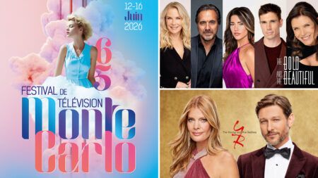 The Bold and the Beautiful, The Young and the Restless, The 65th Monte-Carlo Television Festival, Katherine Kelly Lang, Thorsten Kaye, Jacqueline MacInnes Wood, Tanner Novlan, Kimberlin Brown, Michelle Stafford, Michael Graziadei