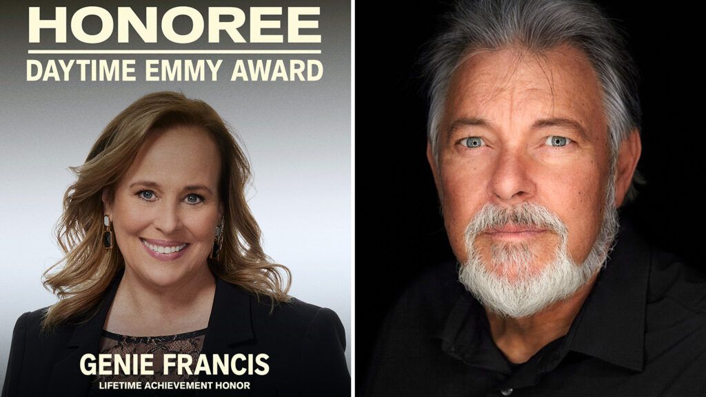 Genie Francis, Jonathan Frakes, General Hospital, Star Trek: The Next Generation